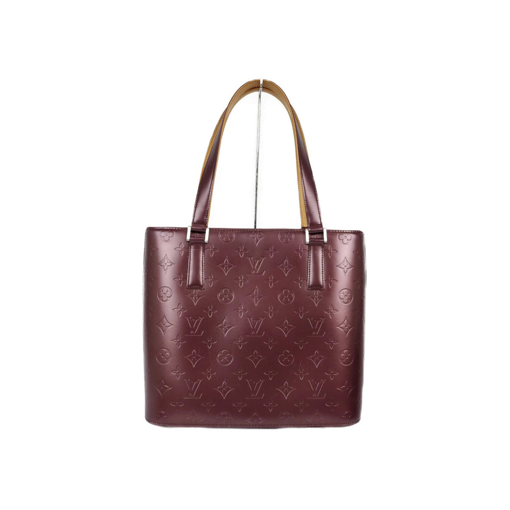LOUIS VUITTON Stockton Monogram Matte Violet Purple Tote Bag